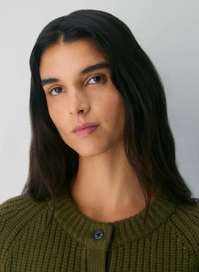 Cardigan en laine et cachemire Lantern
