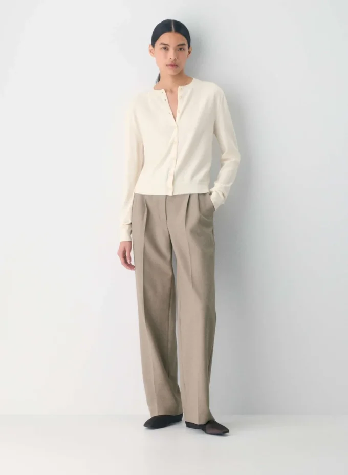 Cardigan en laine mérinos Bare