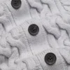 Cardigan en laine mérinos à col en V Heritage Knit