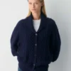 Cardigan en laine mérinos Heritage Knit