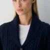 Cardigan en laine mérinos Heritage Knit