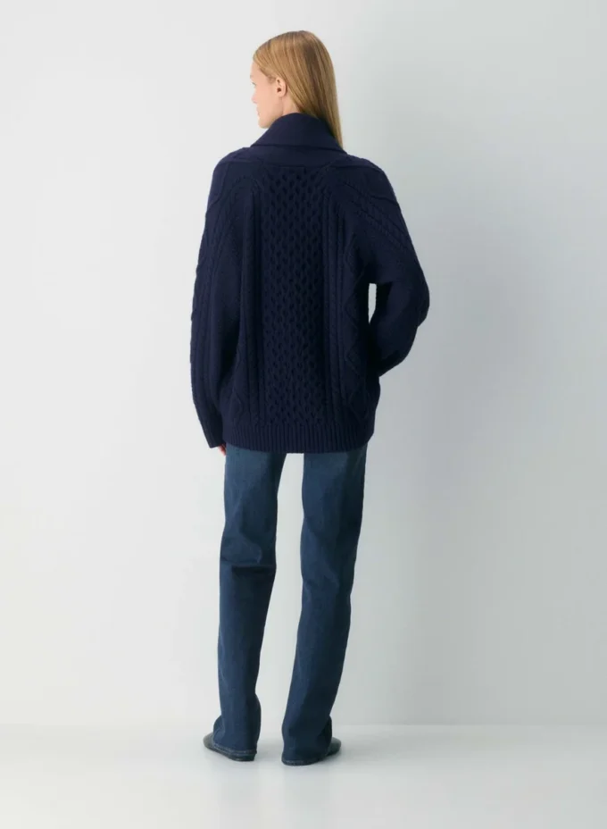 Cardigan en laine mérinos Heritage Knit