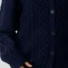 Cardigan en laine mérinos Heritage Knit