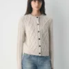 Cardigan Heritage Knit en laine mérinos à col rond HiHip