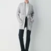 Cardigan ouvert en laine mérinos Heritage Knit