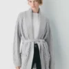 Cardigan ouvert en laine mérinos Heritage Knit