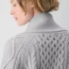 Cardigan ouvert en laine mérinos Heritage Knit