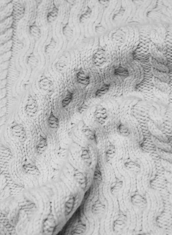 Cardigan ouvert en laine mérinos Heritage Knit