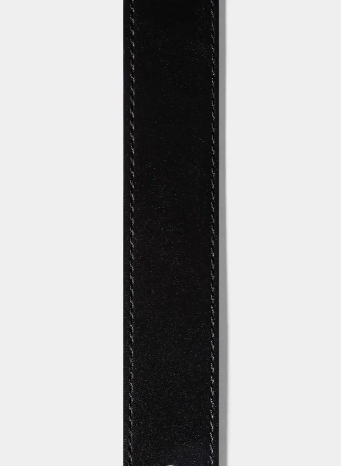Ceinture en cuir et laiton massif
