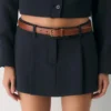 Ceinture en cuir et laiton massif Essential