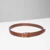 Ceinture en cuir et laiton massif Essential