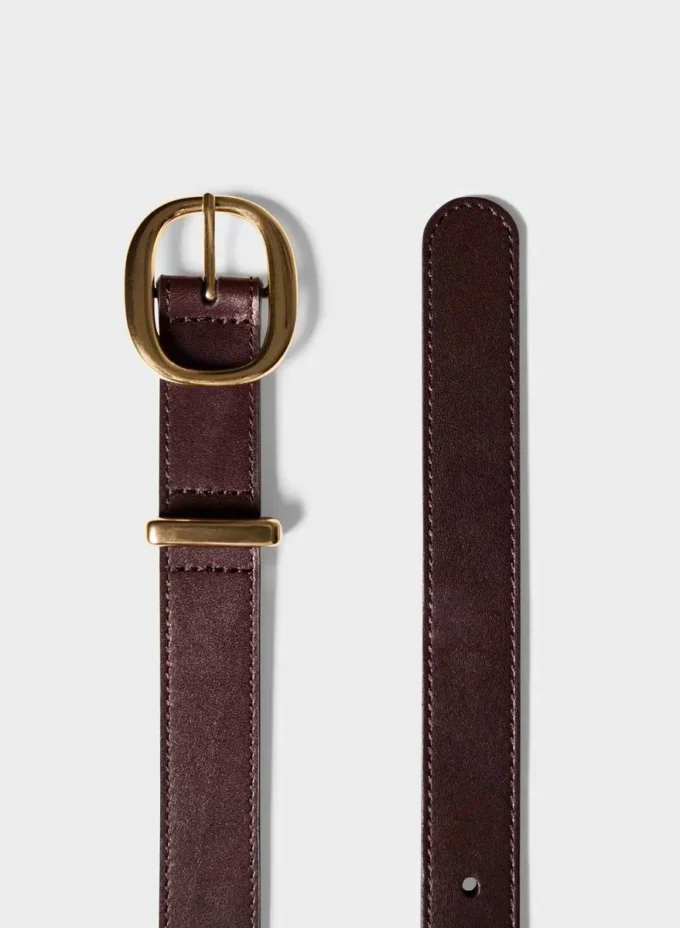 Ceinture en cuir et laiton massif Lifetime