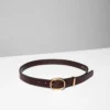 Ceinture en cuir et laiton massif Lifetime