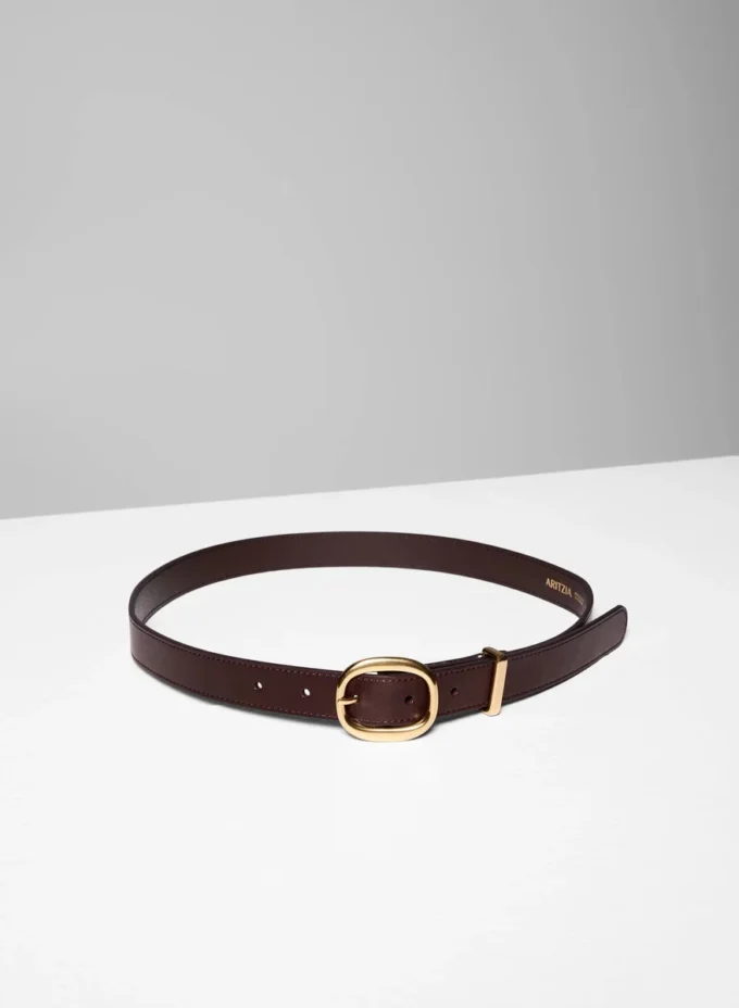 Ceinture en cuir et laiton massif Lifetime