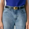 Ceinture en cuir et laiton massif Looper