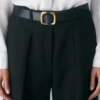 Ceinture en cuir et laiton massif Slide