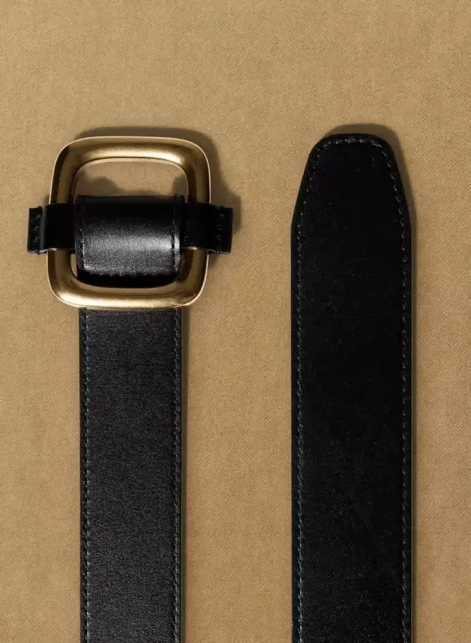 Ceinture en cuir et laiton massif Slide