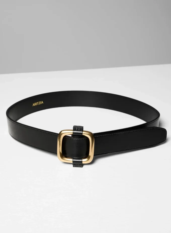 Ceinture en cuir et laiton massif Slide