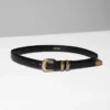 Ceinture en cuir massif Western