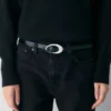 Ceinture en cuir veau massif Perennial