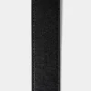 Ceinture large en cuir et laiton massif