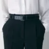 Ceinture large en cuir et laiton massif Essential Ceinture large en cuir et laiton massif Essential