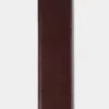 Ceinture large en cuir et laiton massif Halo