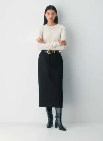 Ceinture large en cuir et laiton massif légendaire