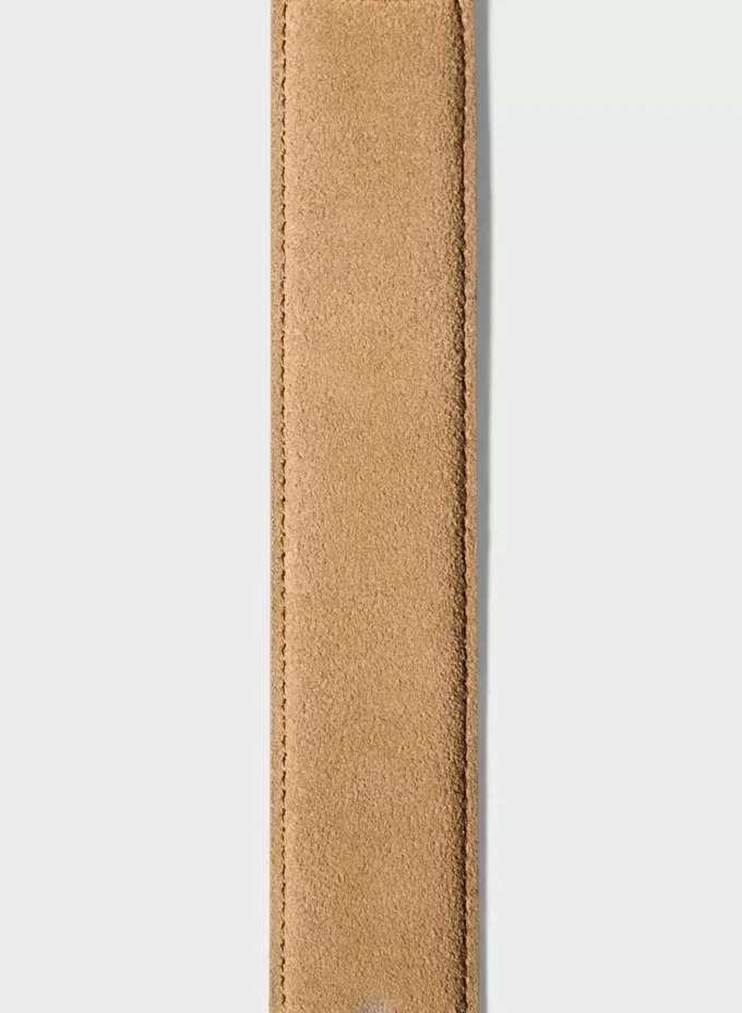 Ceinture large en daim et laiton massif légendaire