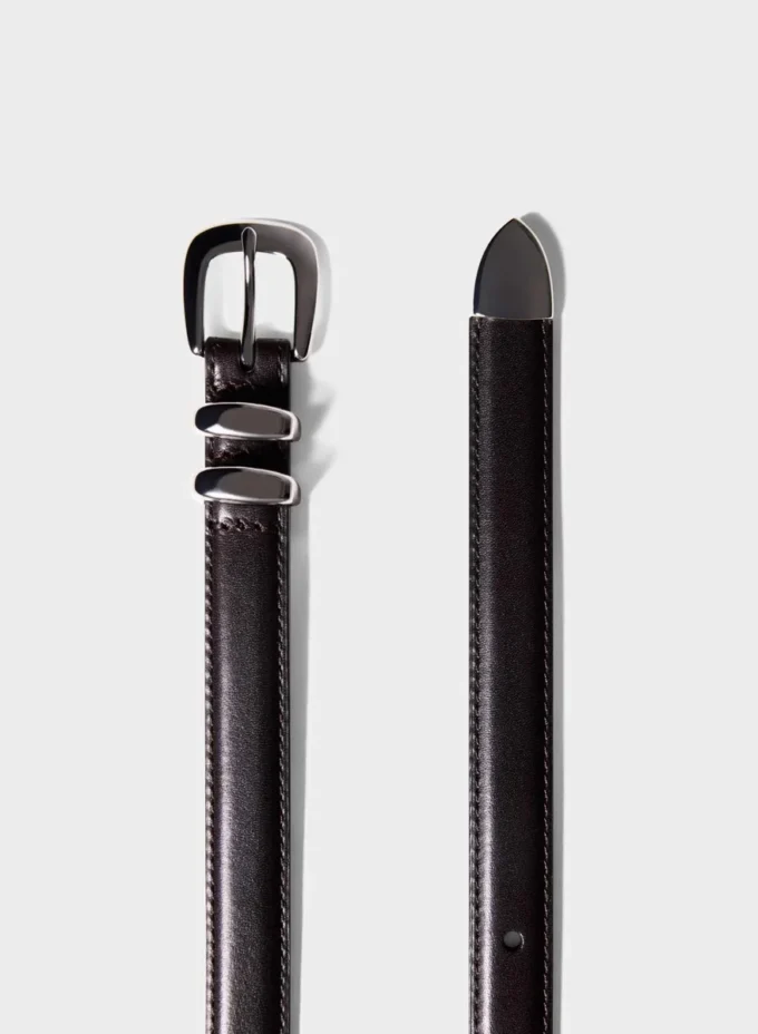 Ceinture légendaire en cuir et laiton massif