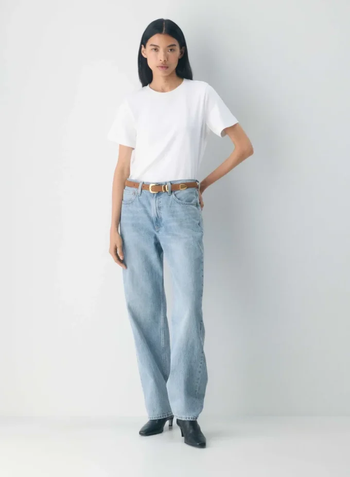 Ceinture légendaire en cuir suédé et laiton massif