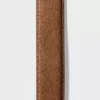 Ceinture légendaire en cuir suédé et laiton massif