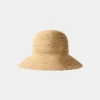 Chapeau à bord court en raphia Sunbeam