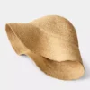 Chapeau à bord court en raphia Sunbeam