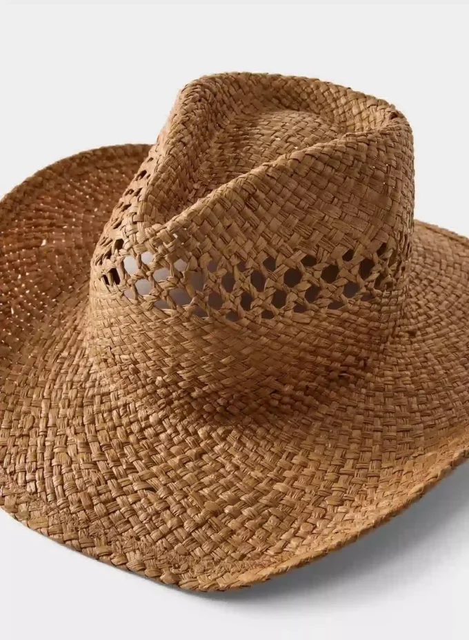 Chapeau en raphia Bask