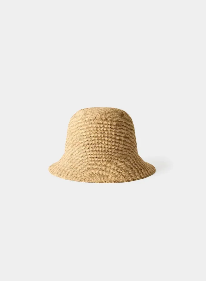 Chapeau à mini-bord en raphia Sunbeam