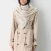 Écharpe-couverture en laine mérinos scandinave