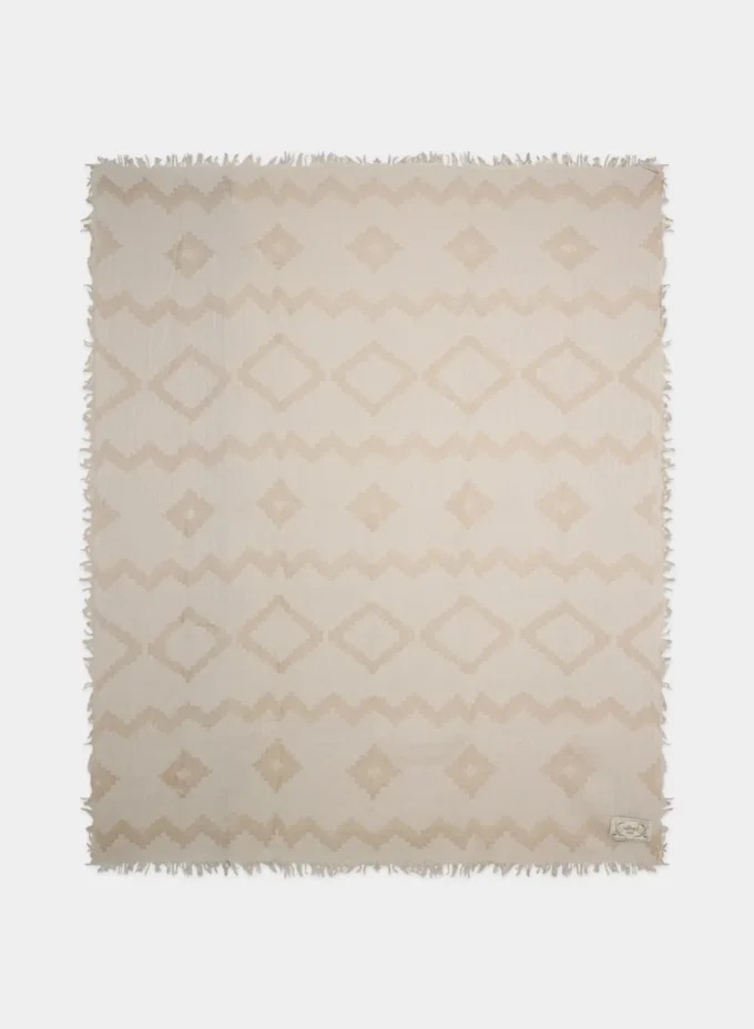 Écharpe-couverture en laine mérinos scandinave