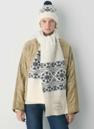 Écharpe en laine et cachemire Flurry