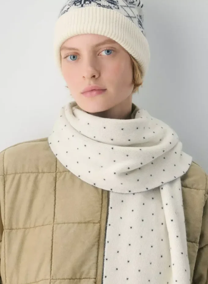 Écharpe en laine et cachemire Flurry