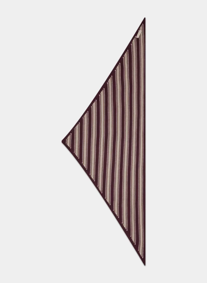 Écharpe triangulaire en cachemire