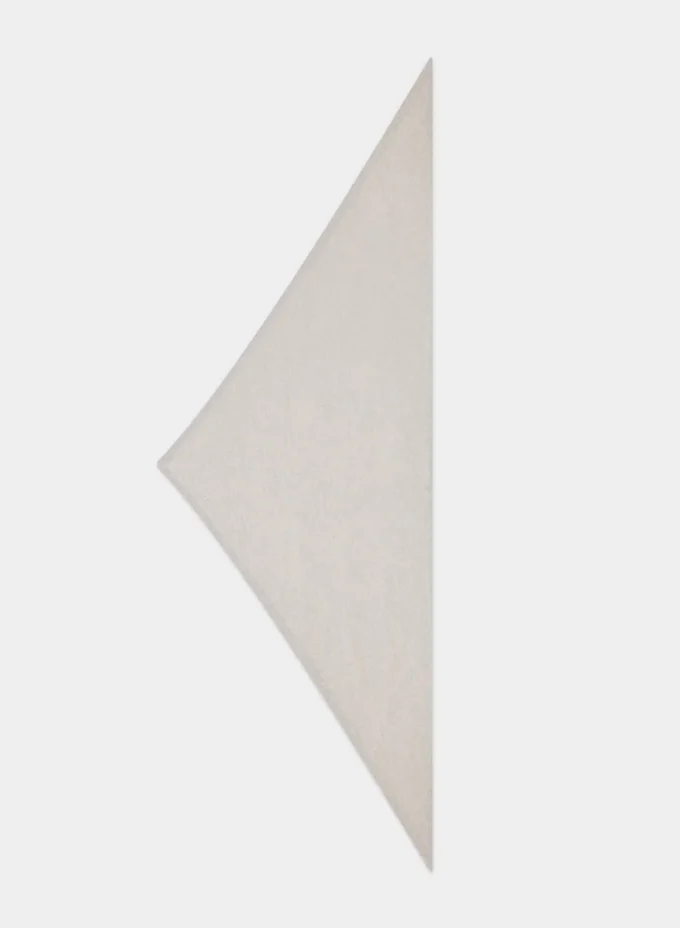 Écharpe triangulaire en laine mérinos