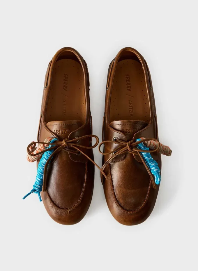 Chaussures bateau fines Sperry x Aritzia – Cuir lisse
