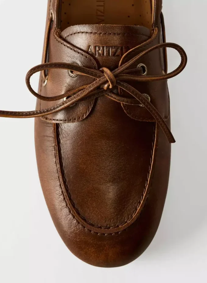 Chaussures bateau fines Sperry x Aritzia – Cuir lisse