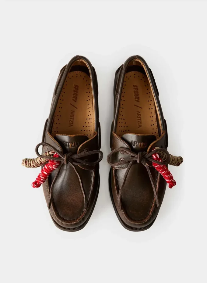 Chaussures bateau Sperry x Aritzia AO – Cuir lisse