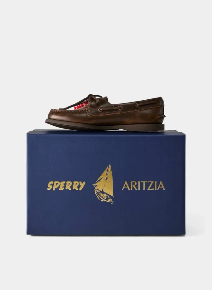 Chaussures bateau Sperry x Aritzia AO – Cuir lisse