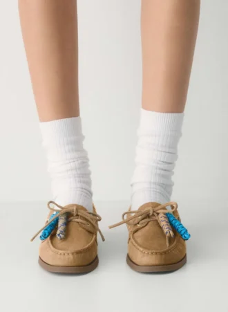 Chaussures bateau Sperry x Aritzia AO – Cuir nubuck