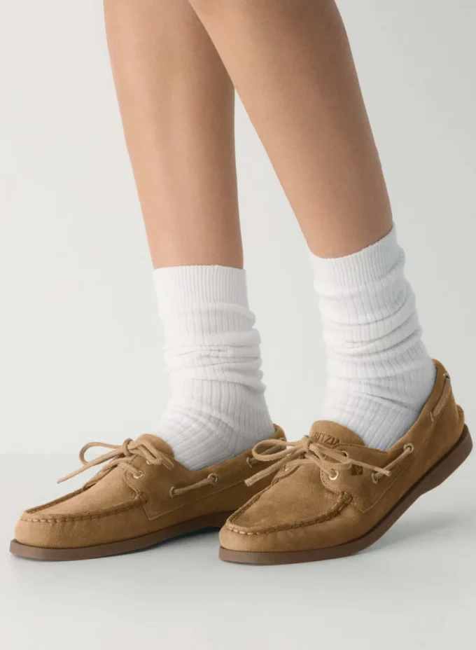 Chaussures bateau Sperry x Aritzia AO – Cuir nubuck