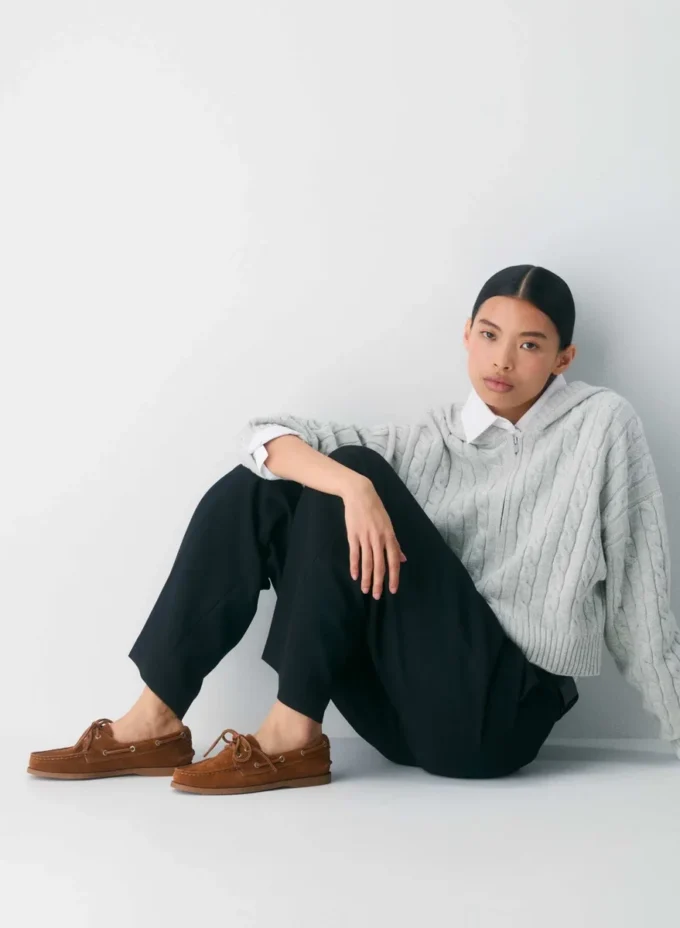 Chaussures bateau Sperry x Aritzia AO – Cuir suédé