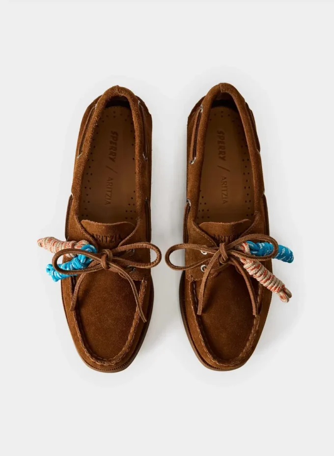 Chaussures bateau Sperry x Aritzia AO – Cuir suédé